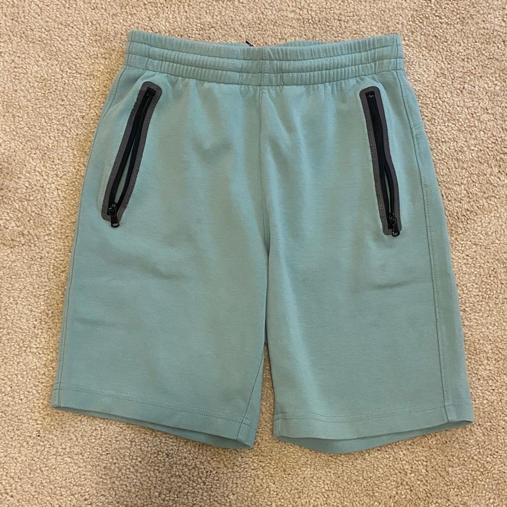 Boys mint green casual shorts